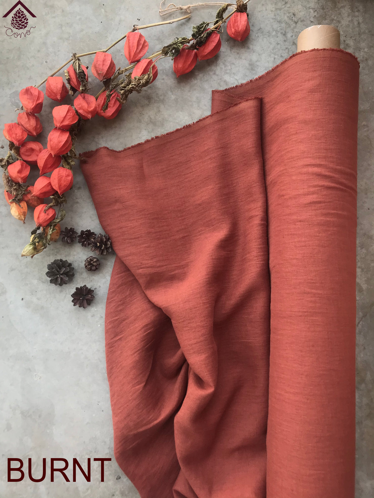 Soft 100% linen fabric by the yard/ meter, stonewashed, 200 gsm, Cut-to-length, European flax, OEKO-Tex certified