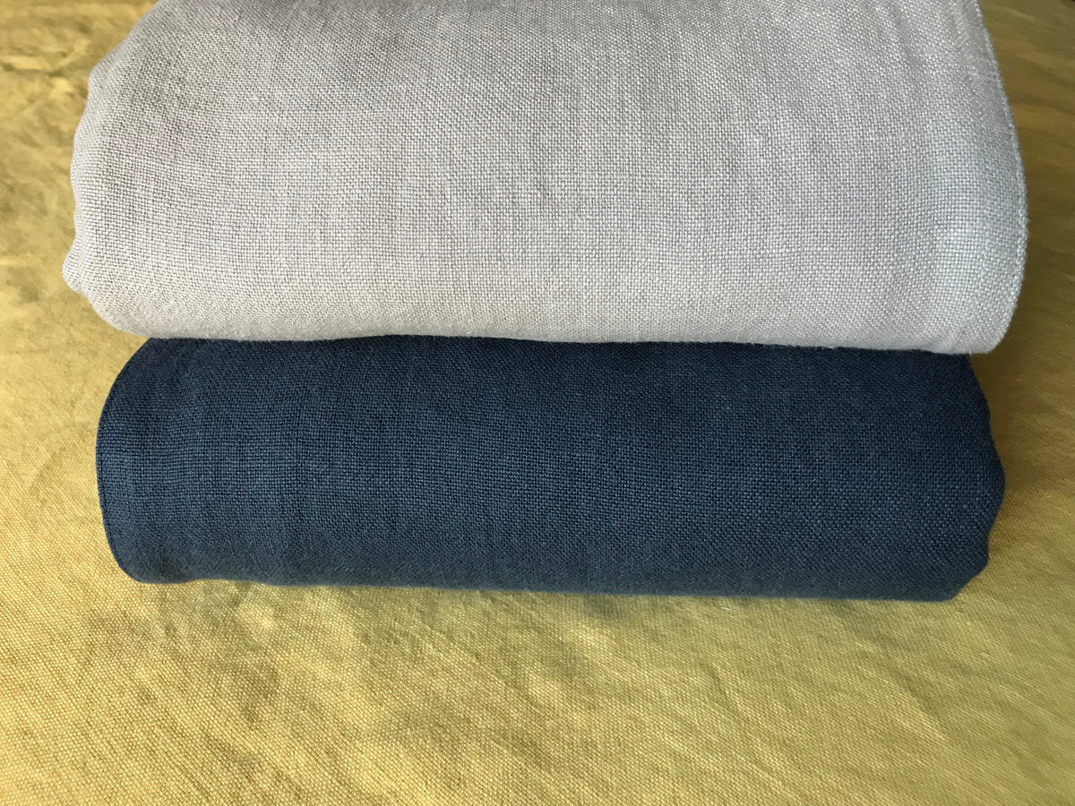 Linen blanket, heavy linen 460 gsm, bedspread, 100% excellent stonewashed softened European linen, Seamless Queen, King
