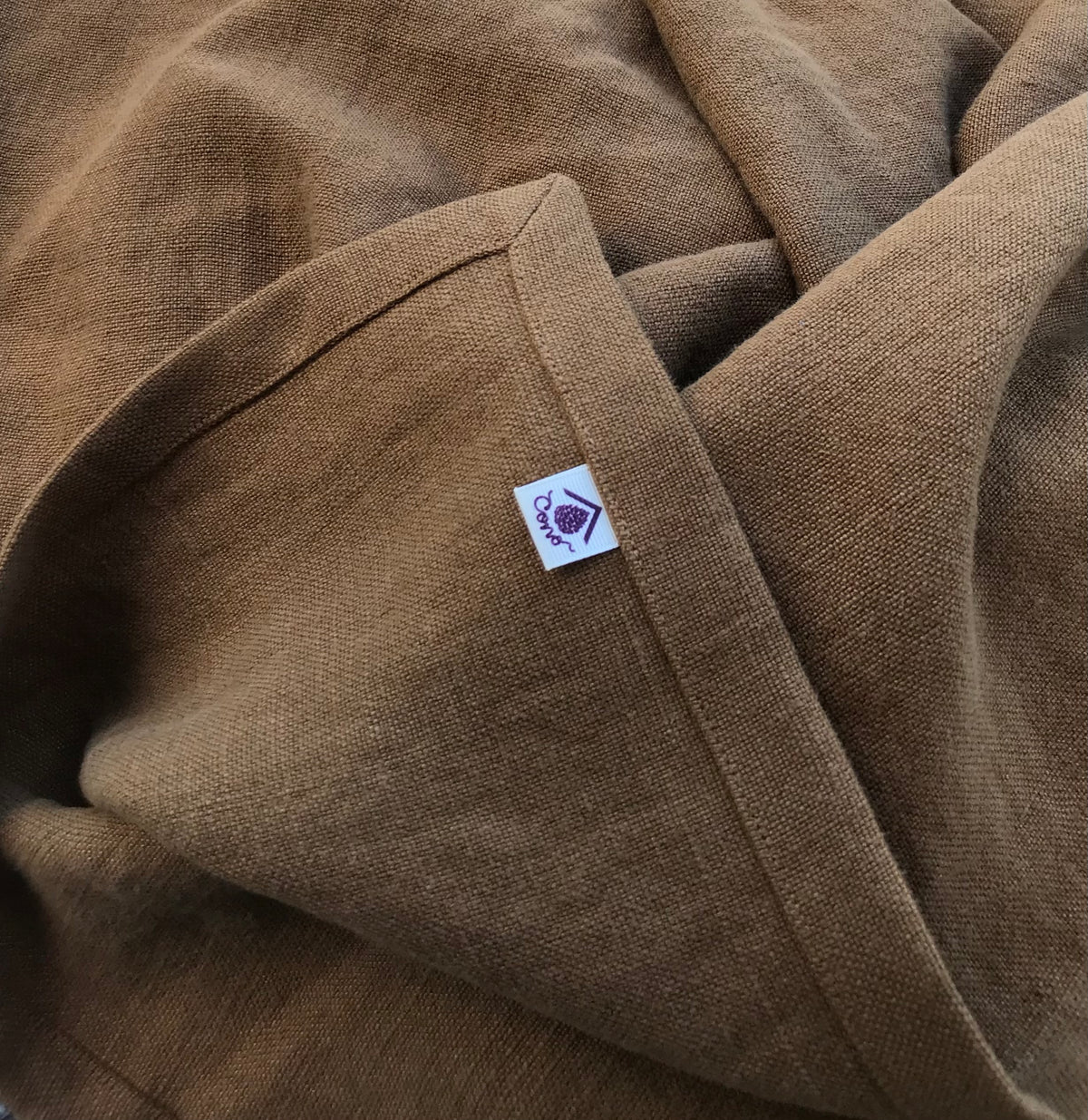 Linen blanket, heavy linen 460 gsm, bedspread, 100% excellent stonewashed softened European linen, Seamless Queen, King