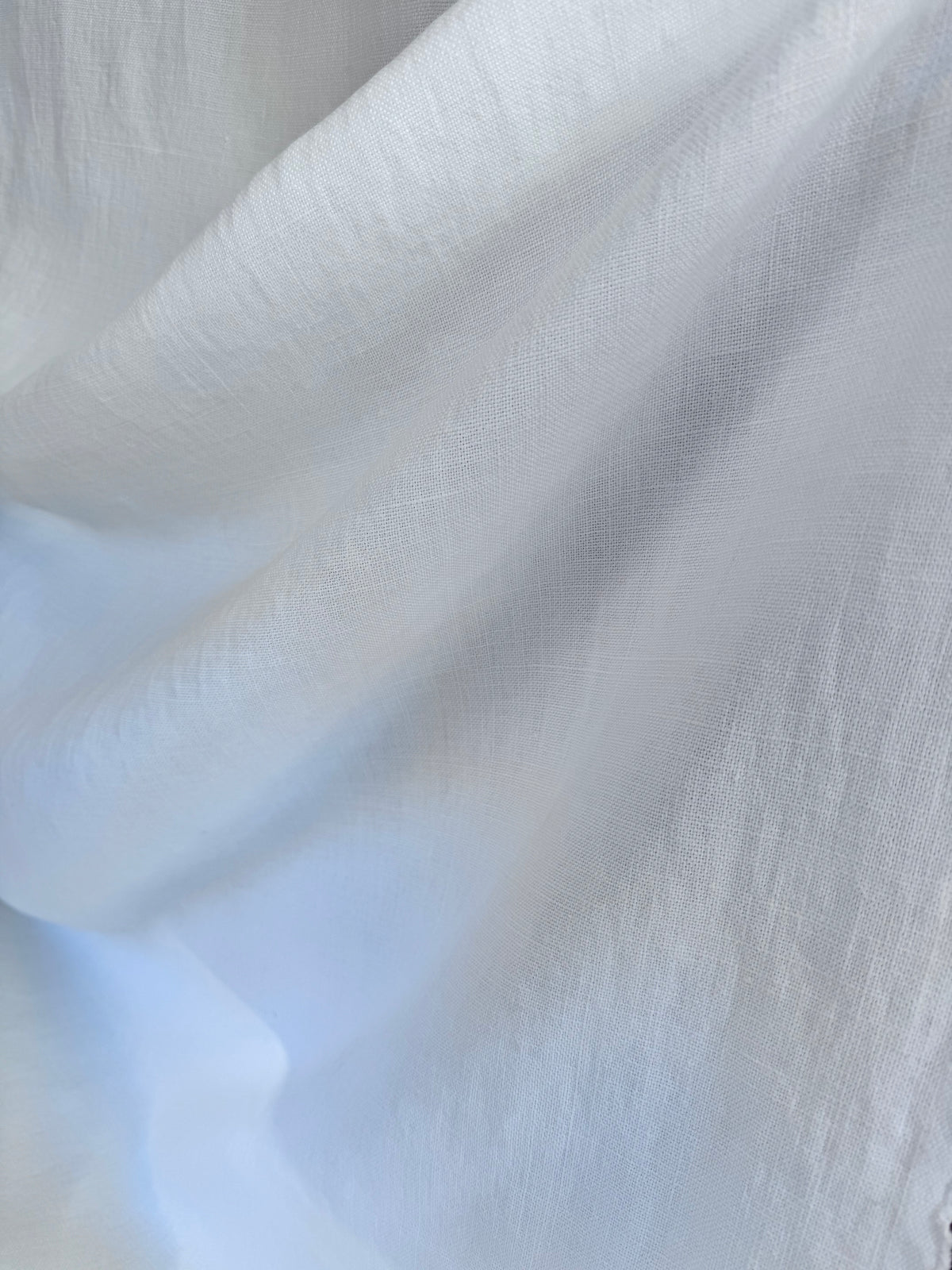 Linen blanket White, heavy linen 460 gsm, bedspread, 100% excellent stonewashed softened European linen, Seamless Queen, King