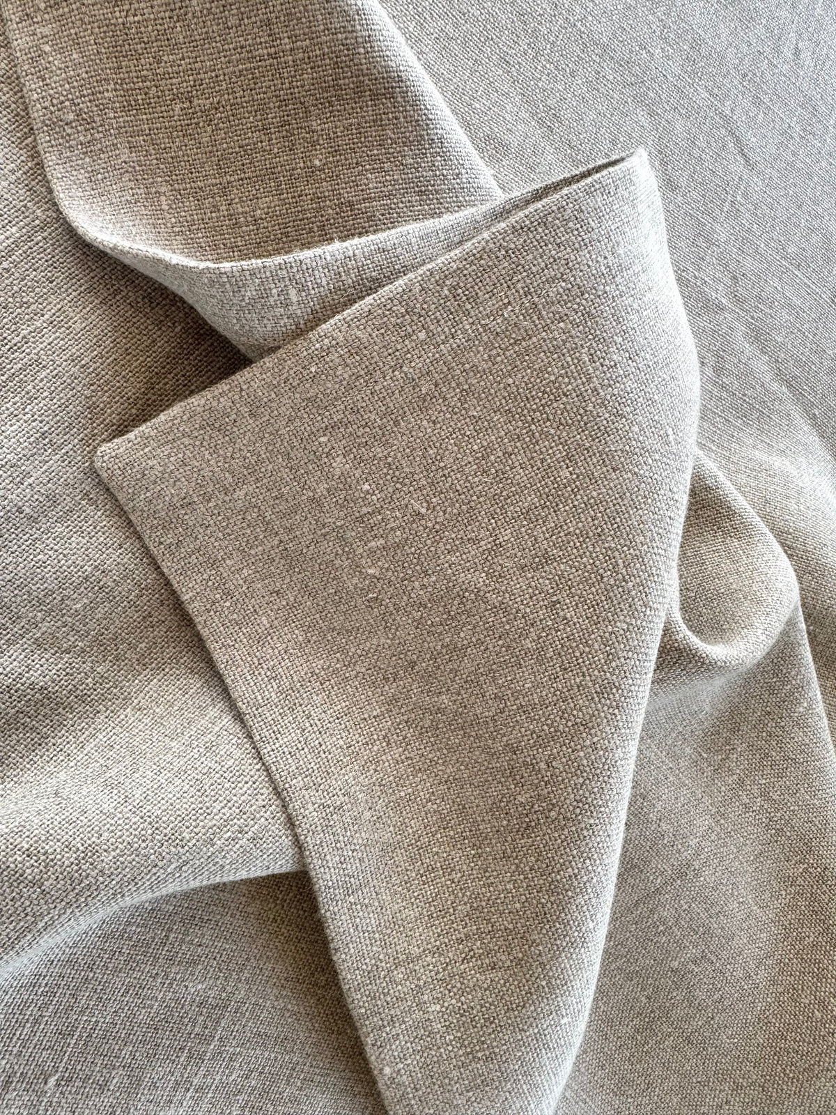 Linen blanket FLAX (undyed), heavy linen 460 gsm, bedspread, 100% excellent stonewashed softened European linen, Seamless Queen, King