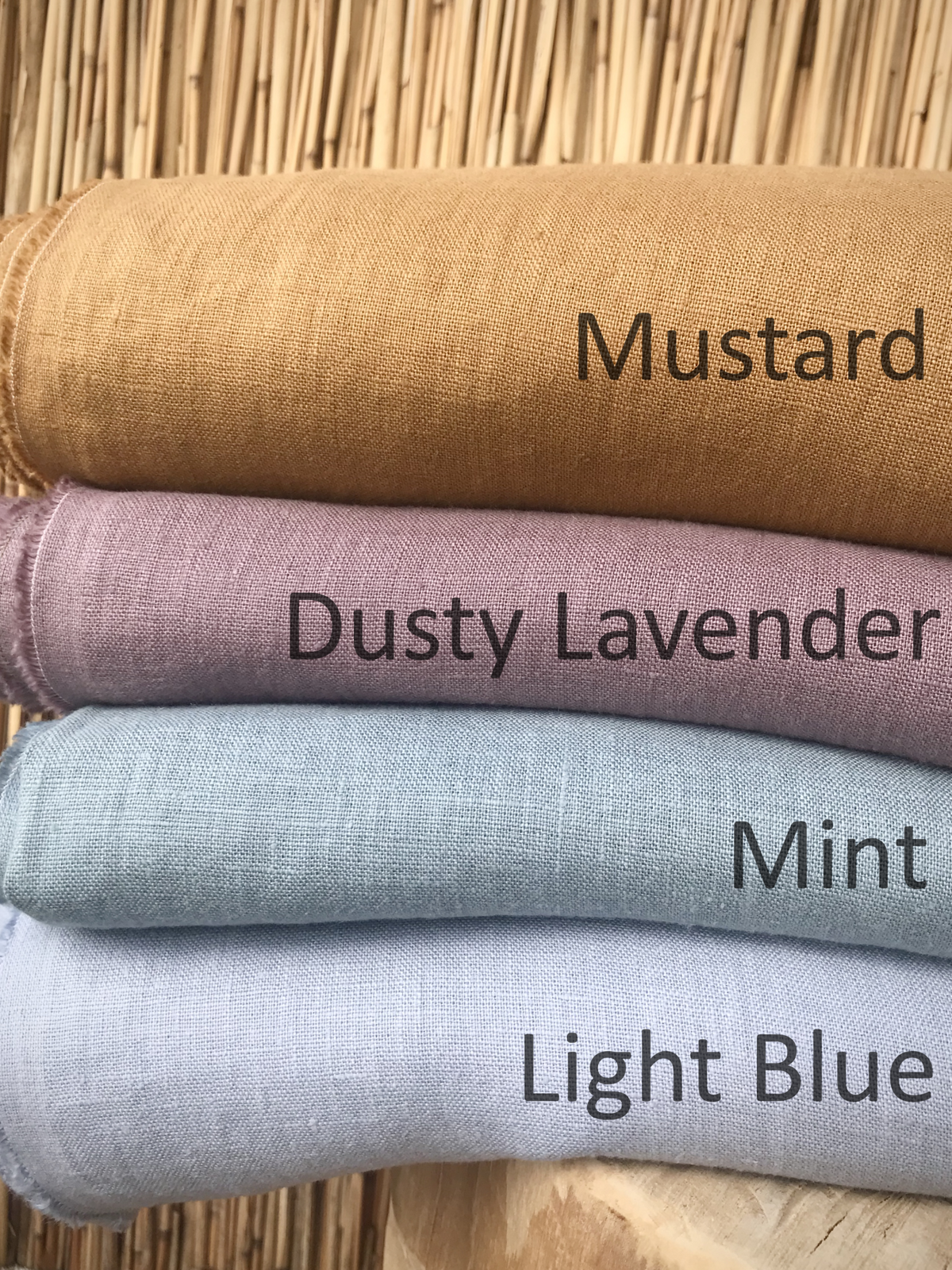 Soft 100% linen fabric by the yard/ meter, stonewashed, 200 gsm, Cut-to-length, European flax, OEKO-Tex certified
